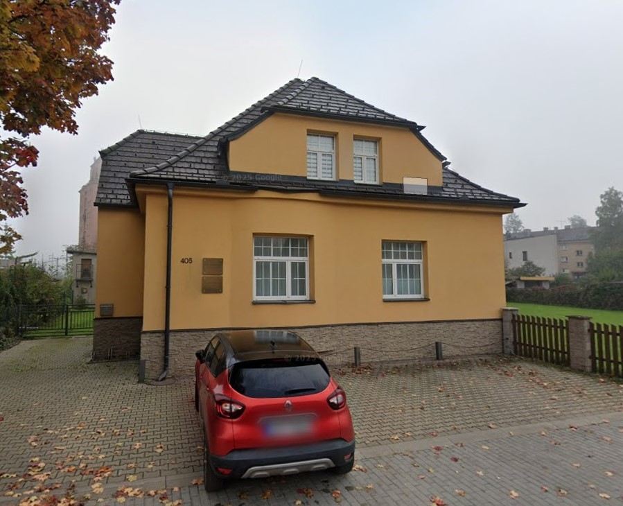 Exteriér ordinace, Husova 405, Třinec